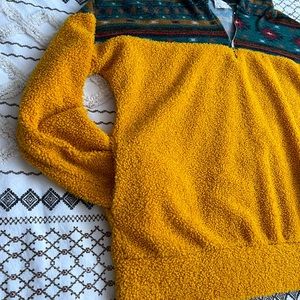 Womens Aztec and Wool Sweater (with pockets!)